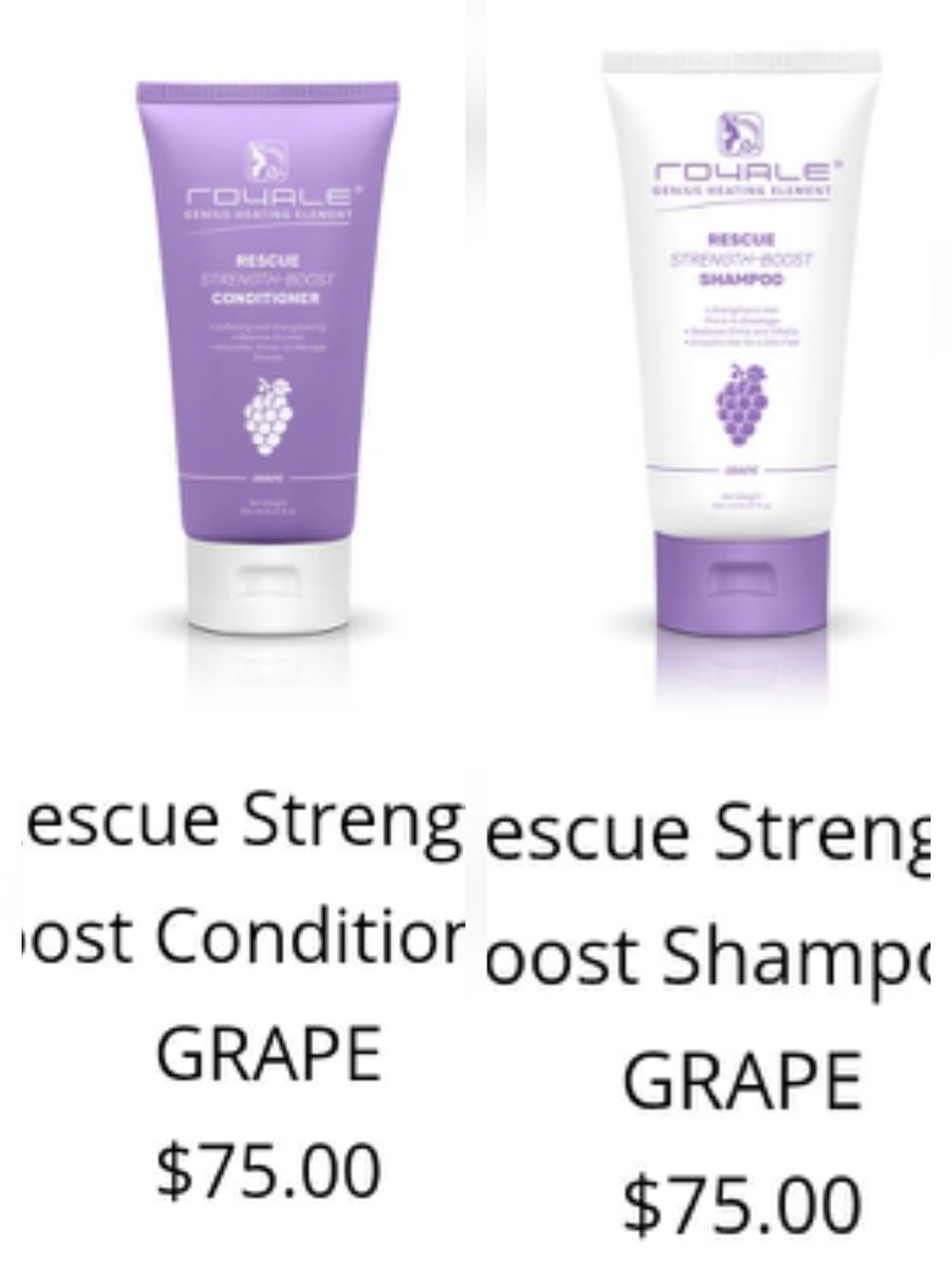 Rescue Strength-Boost Shampoo & Conditioner – Purple (Grape)